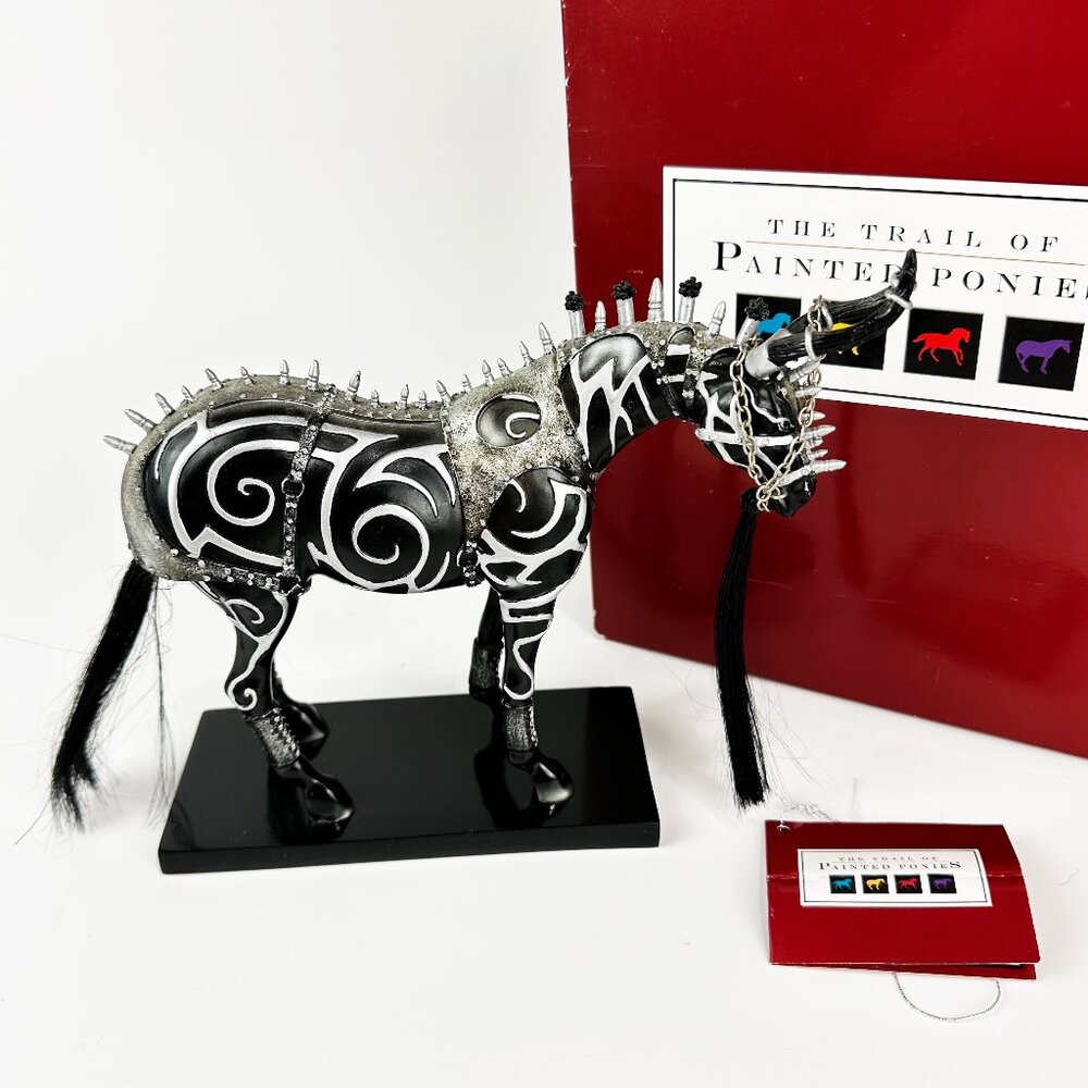 The Trail Of Painted Ponies #1510 "Willing" Horse Figurine 2E/2068 w Box & Tag